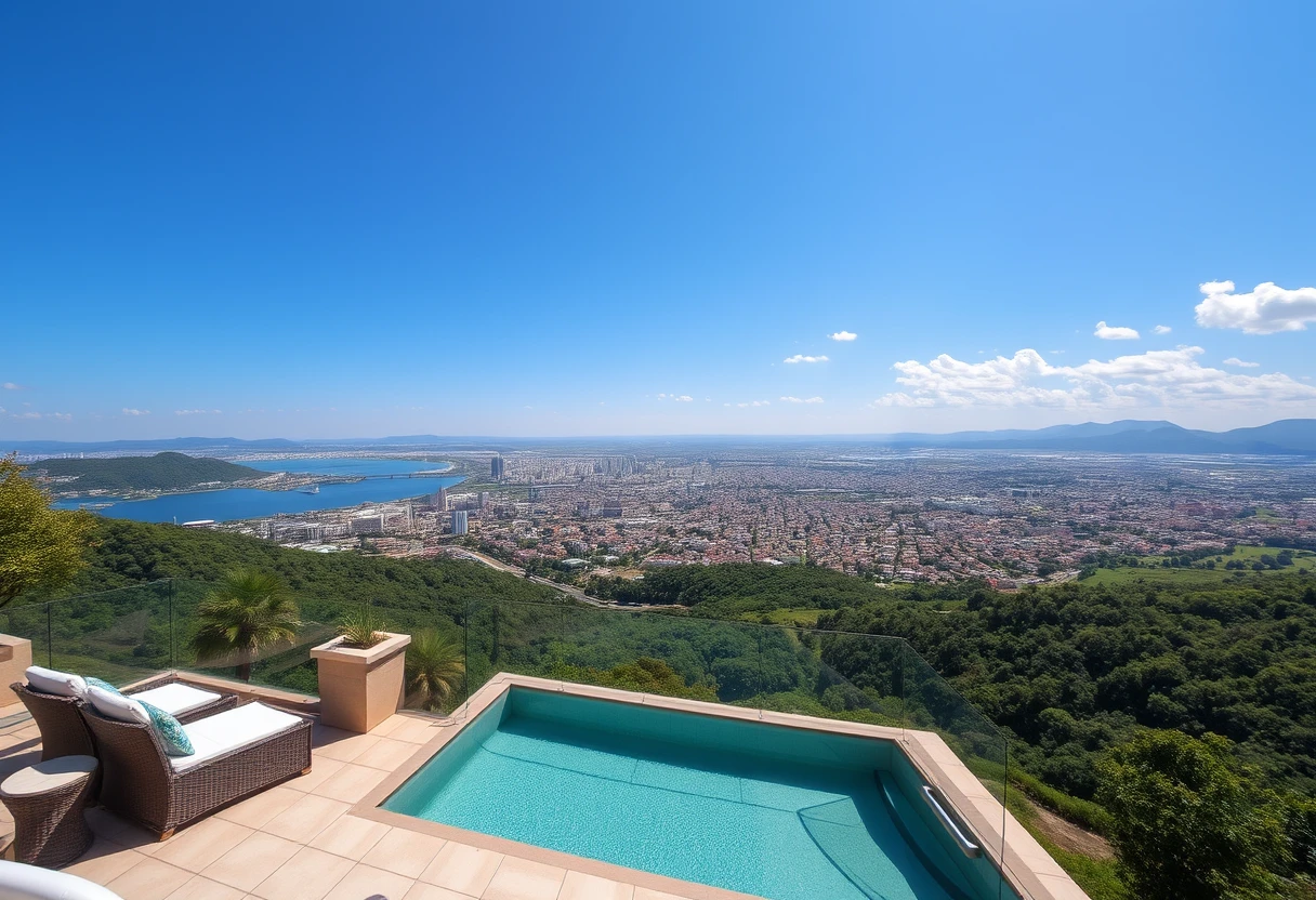 Vila de luxo com vista panorâmica